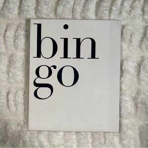 J. Crew Special Edition West Emery Bingo Game